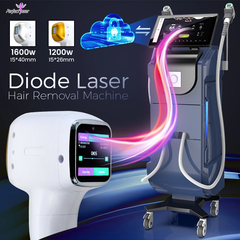 808nm 1064nm Diode Laser Hair Removal Machine 2 Years Warranty