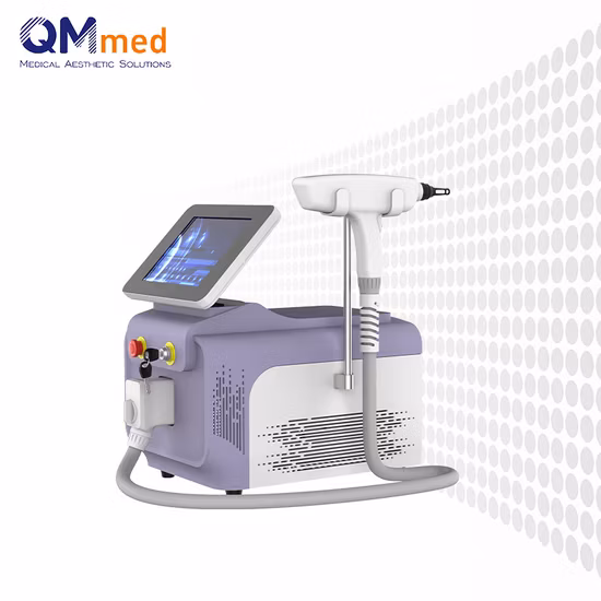 Portable Picosecond Acne Q Switched ND YAG Laser Tattoo Removal 2in1laser Diodo Picosecond